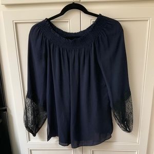 Kobi Halpern sil blouse size small